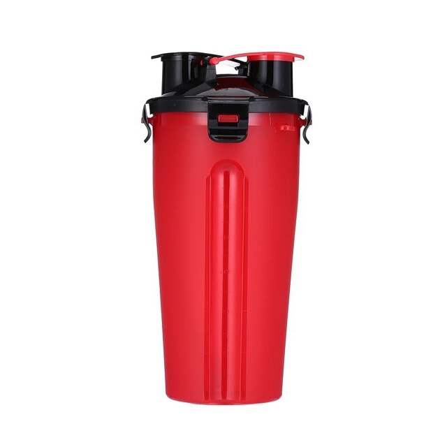 Pet Feeder Dog Water Bottle Collapsible Dog 2 in 1 Bottle Folding Bowl Travel Outdoor Food Water Drinking Fountain For Cat Dog