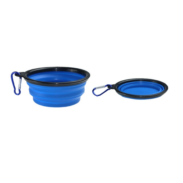 Pet Feeder Dog Water Bottle Collapsible Dog 2 in 1 Bottle Folding Bowl Travel Outdoor Food Water Drinking Fountain For Cat Dog