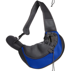 Pet Puppy Carrier Outdoor Dog Cat Travel Handbag Pouch Mesh Oxford Single Shoulder Bag Sling Mesh Comfort Travel Tote Backpack