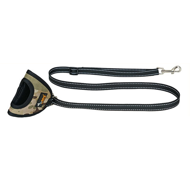 Pet Dog Leash Rope Nylon Training Reflective Lead Dogs Walk Running Leash Cat Strap Traction Dog Harness Collar Glove Type Lead